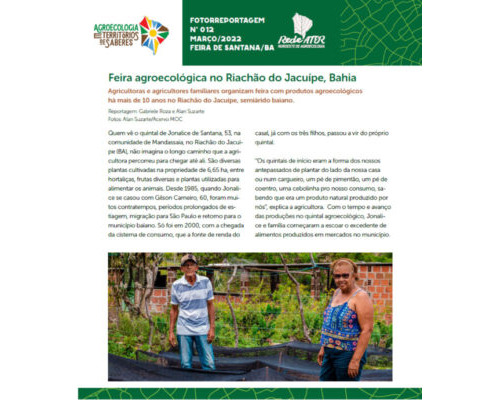 Feira agroecológica no Riachão do Jacuípe, Bahia